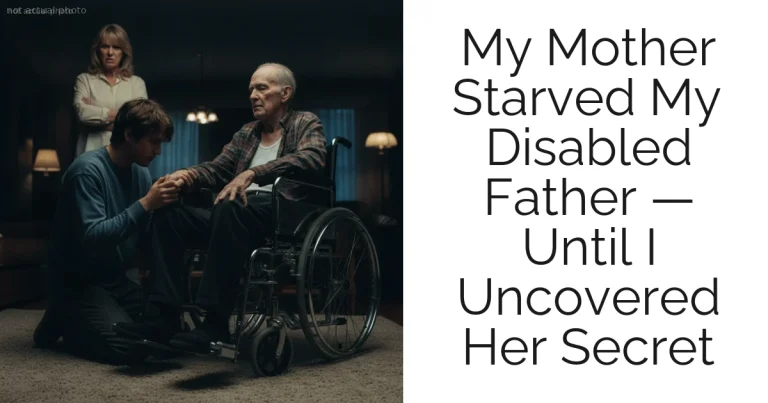 My Mother Starved My Disabled Father — Until I Uncovered Her Secret