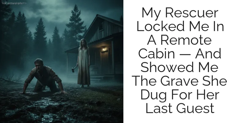 My Rescuer Locked Me In A Remote Cabin — And Showed Me The Grave She Dug For Her Last Guest