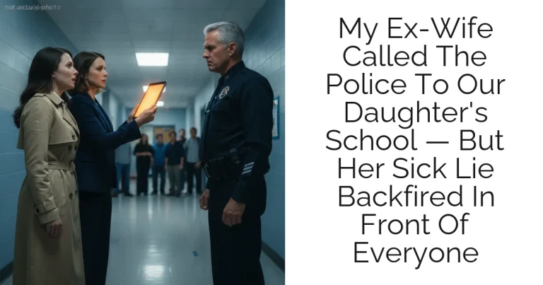My Ex-Wife Called The Police To Our Daughter's School — But Her Sick Lie Backfired In Front Of Everyone
