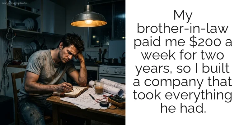 My brother-in-law paid me $200 a week for two years, so I built a company that took everything he had.