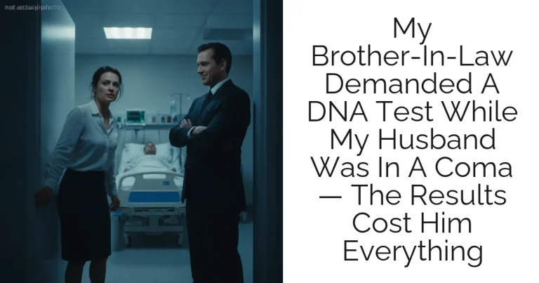 My Brother-In-Law Demanded A DNA Test While My Husband Was In A Coma — The Results Cost Him Everything