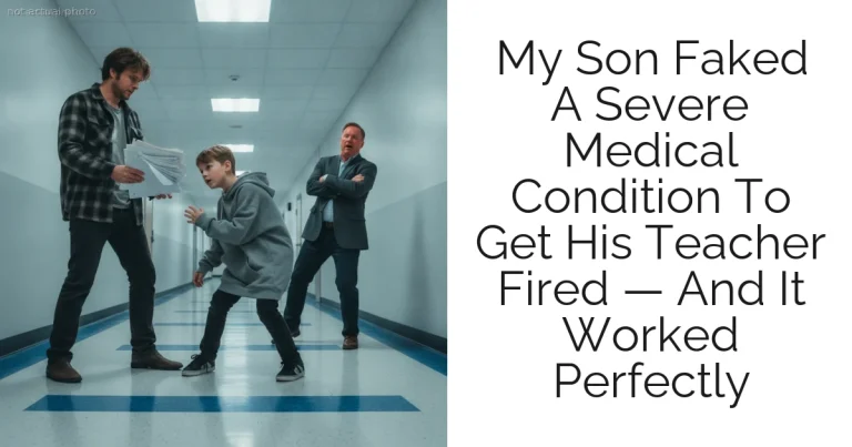 My Son Faked A Severe Medical Condition To Get His Teacher Fired — And It Worked Perfectly