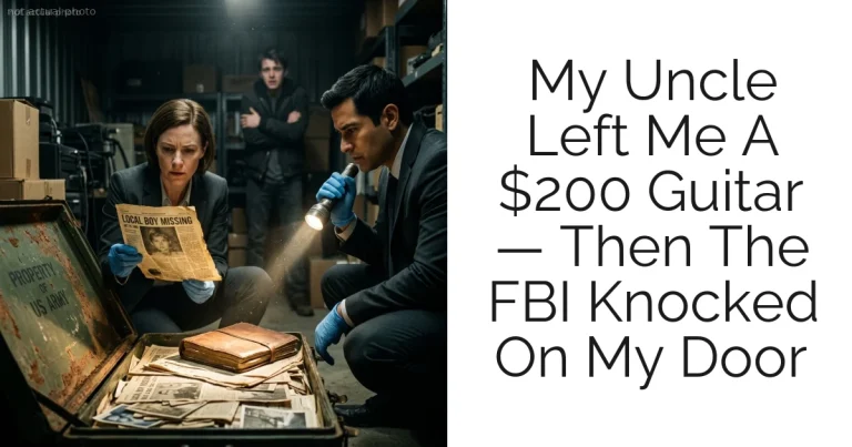 My Uncle Left Me A $200 Guitar — Then The FBI Knocked On My Door