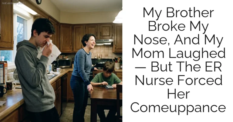My Brother Broke My Nose, And My Mom Laughed — But The ER Nurse Forced Her Comeuppance
