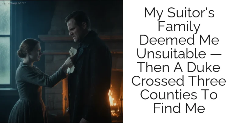 My Suitor's Family Deemed Me Unsuitable — Then A Duke Crossed Three Counties To Find Me