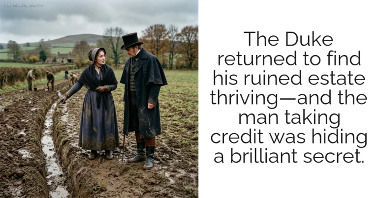 The Duke returned to find his ruined estate thriving—and the man taking credit was hiding a brilliant secret.