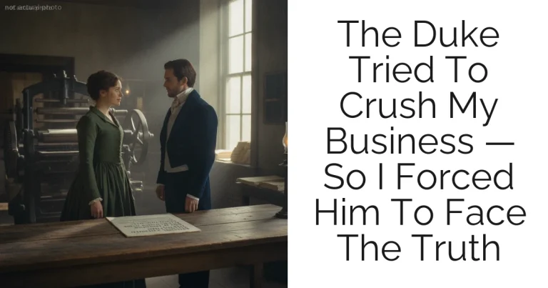 The Duke Tried To Crush My Business — So I Forced Him To Face The Truth