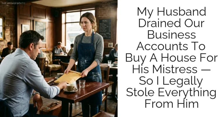 My Husband Drained Our Business Accounts To Buy A House For His Mistress — So I Legally Stole Everything From Him
