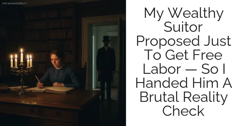My Wealthy Suitor Proposed Just To Get Free Labor — So I Handed Him A Brutal Reality Check