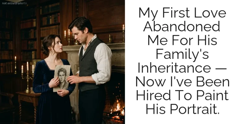 My First Love Abandoned Me For His Family's Inheritance — Now I've Been Hired To Paint His Portrait.