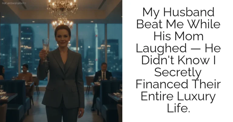 My Husband Beat Me While His Mom Laughed — He Didn't Know I Secretly Financed Their Entire Luxury Life.