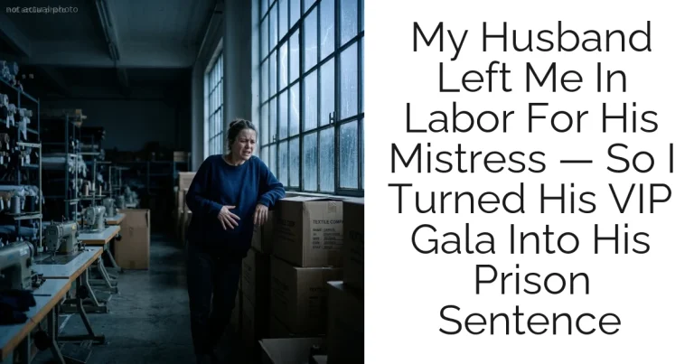My Husband Left Me In Labor For His Mistress — So I Turned His VIP Gala Into His Prison Sentence