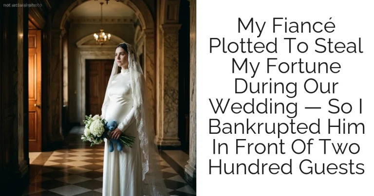 My Fiancé Plotted To Steal My Fortune During Our Wedding — So I Bankrupted Him In Front Of Two Hundred Guests