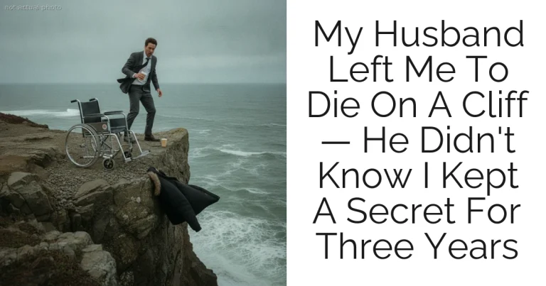 My Husband Left Me To Die On A Cliff — He Didn't Know I Kept A Secret For Three Years