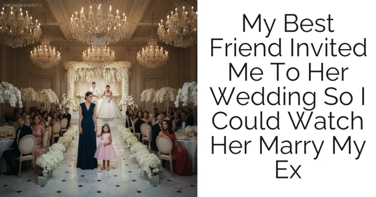 My Best Friend Invited Me To Her Wedding So I Could Watch Her Marry My Ex
