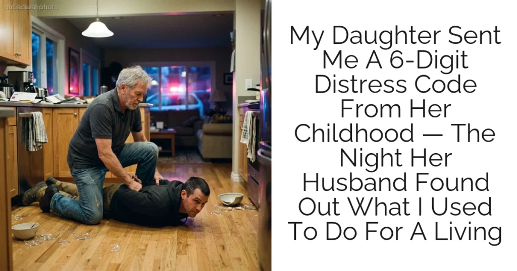 My Daughter Sent Me A 6-Digit Distress Code From Her Childhood — The Night Her Husband Found Out What I Used To Do For A Living