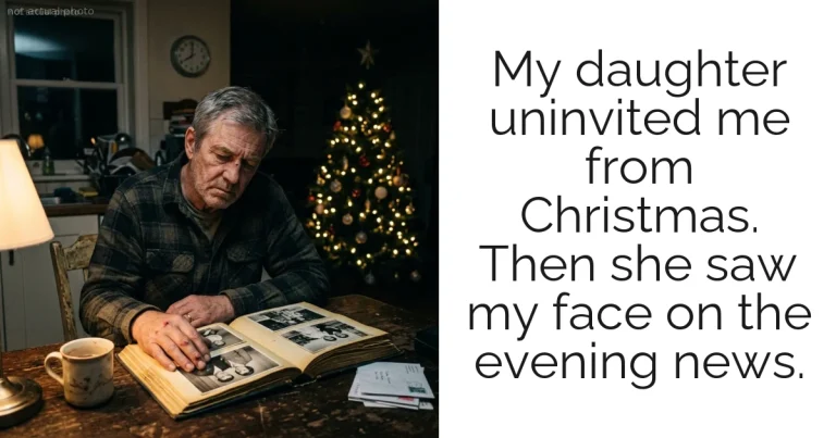 My daughter uninvited me from Christmas. Then she saw my face on the evening news.