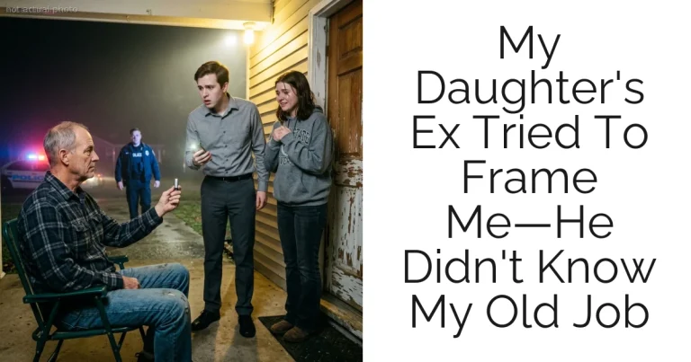 My Daughter's Ex Tried To Frame Me—He Didn't Know My Old Job