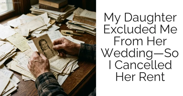 My Daughter Excluded Me From Her Wedding—So I Cancelled Her Rent