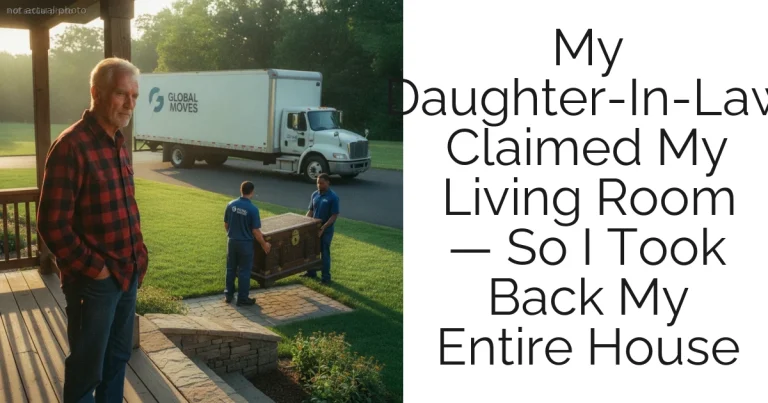 My Daughter-In-Law Claimed My Living Room — So I Took Back My Entire House