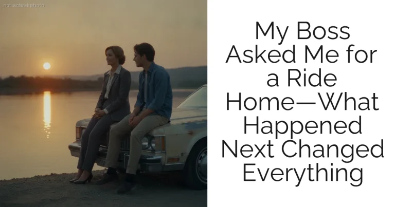 My Boss Asked Me for a Ride Home—What Happened Next Changed Everything
