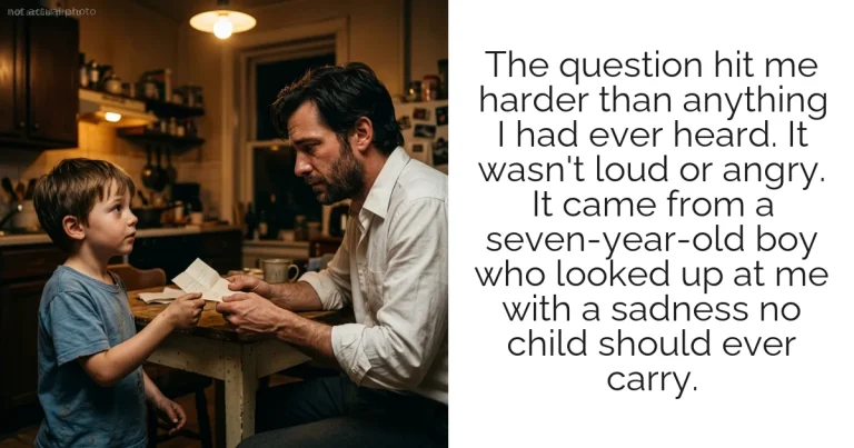The question hit me harder than anything I had ever heard. It wasn't loud or angry. It came from a seven-year-old boy who looked up at me with a sadness no child should ever carry.