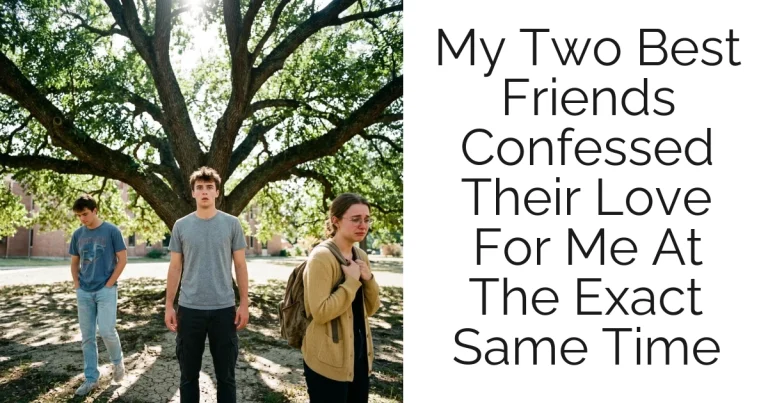 My Two Best Friends Confessed Their Love For Me At The Exact Same Time