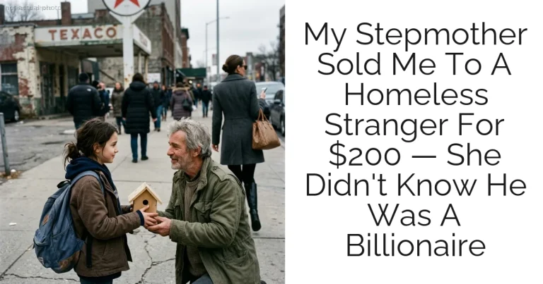 My Stepmother Sold Me To A Homeless Stranger For $200 — She Didn't Know He Was A Billionaire