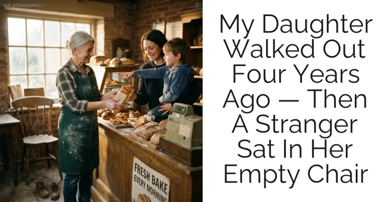 My Daughter Walked Out Four Years Ago — Then A Stranger Sat In Her Empty Chair