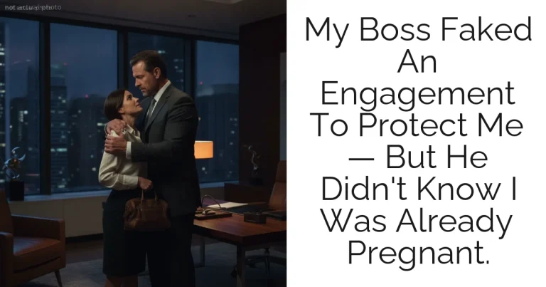 My Boss Faked An Engagement To Protect Me — But He Didn't Know I Was Already Pregnant.