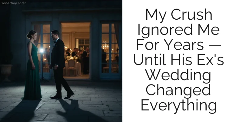 My Crush Ignored Me For Years — Until His Ex's Wedding Changed Everything