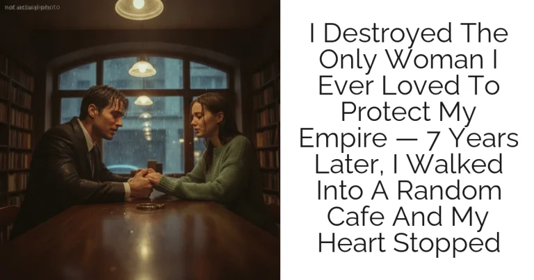 I Destroyed The Only Woman I Ever Loved To Protect My Empire — 7 Years Later, I Walked Into A Random Cafe And My Heart Stopped