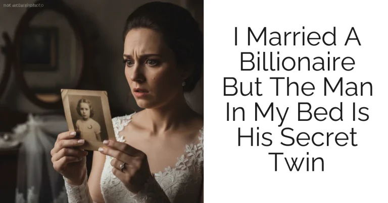 I Married A Billionaire But The Man In My Bed Is His Secret Twin