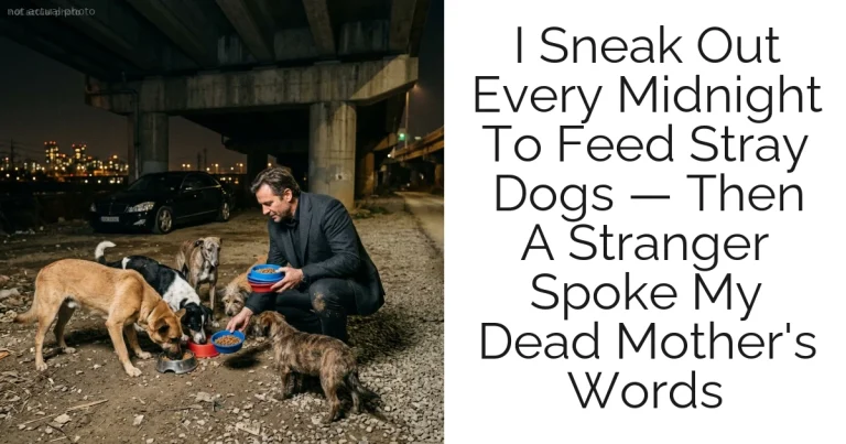 I Sneak Out Every Midnight To Feed Stray Dogs — Then A Stranger Spoke My Dead Mother's Words