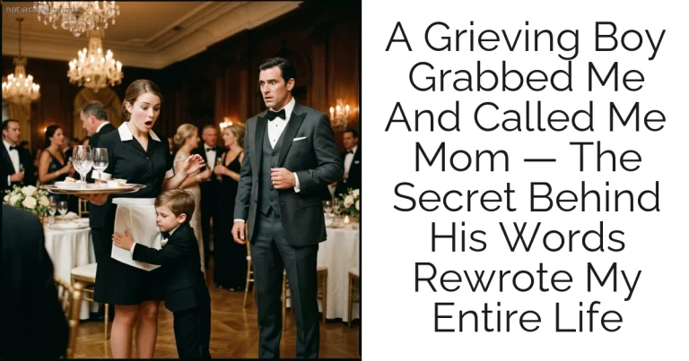 A Grieving Boy Grabbed Me And Called Me Mom — The Secret Behind His Words Rewrote My Entire Life
