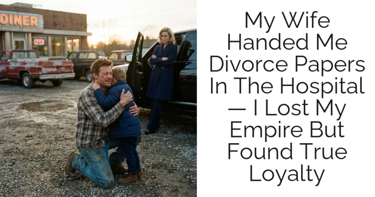 My Wife Handed Me Divorce Papers In The Hospital — I Lost My Empire But Found True Loyalty