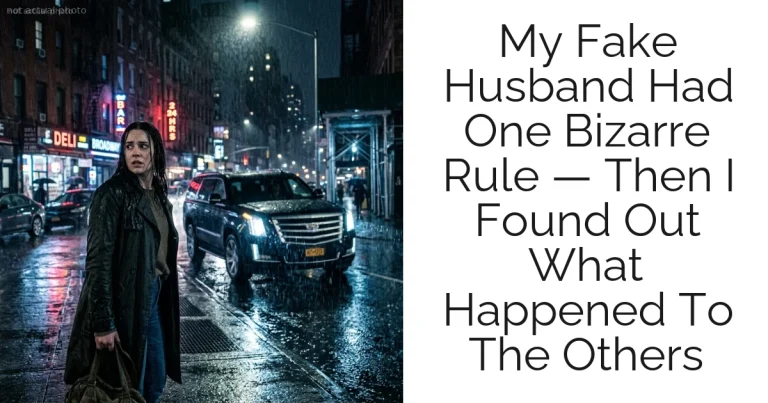 My Fake Husband Had One Bizarre Rule — Then I Found Out What Happened To The Others