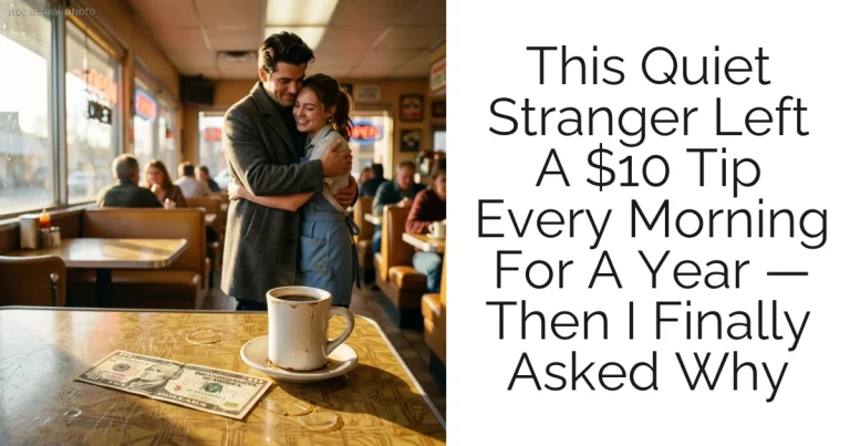 This Quiet Stranger Left A $10 Tip Every Morning For A Year — Then I Finally Asked Why