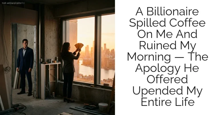 A Billionaire Spilled Coffee On Me And Ruined My Morning — The Apology He Offered Upended My Entire Life