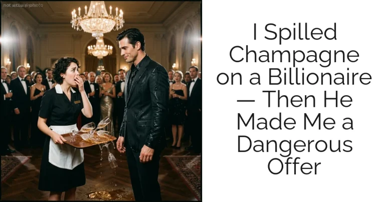 I Spilled Champagne on a Billionaire — Then He Made Me a Dangerous Offer