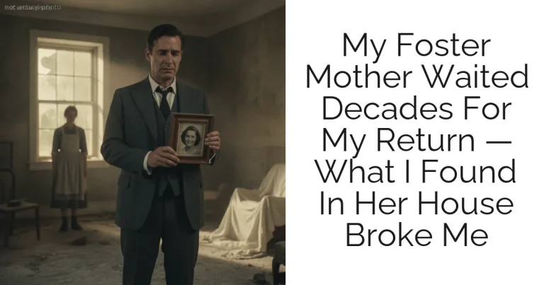 My Foster Mother Waited Decades For My Return — What I Found In Her House Broke Me