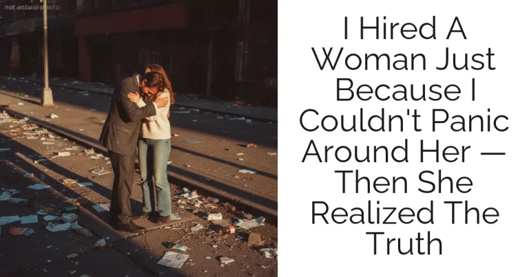 I Hired A Woman Just Because I Couldn't Panic Around Her — Then She Realized The Truth
