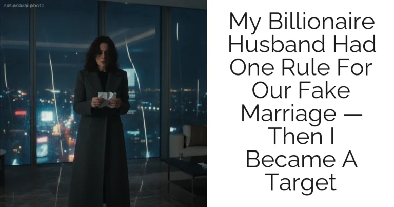 My Billionaire Husband Had One Rule For Our Fake Marriage — Then I Became A Target