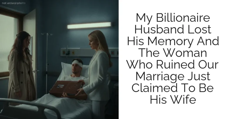 My Billionaire Husband Lost His Memory And The Woman Who Ruined Our Marriage Just Claimed To Be His Wife