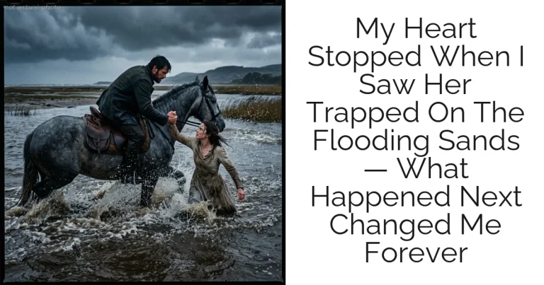 My Heart Stopped When I Saw Her Trapped On The Flooding Sands — What Happened Next Changed Me Forever