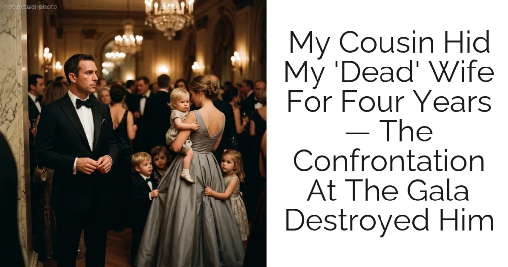 My Cousin Hid My 'Dead' Wife For Four Years — The Confrontation At The Gala Destroyed Him