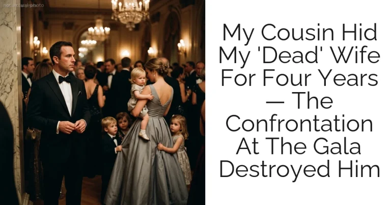My Cousin Hid My 'Dead' Wife For Four Years — The Confrontation At The Gala Destroyed Him