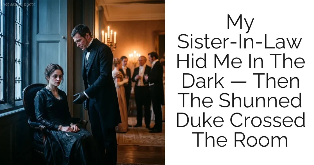 My Sister-In-Law Hid Me In The Dark — Then The Shunned Duke Crossed The Room