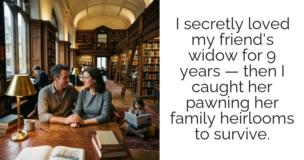 I secretly loved my friend's widow for 9 years — then I caught her pawning her family heirlooms to survive.
