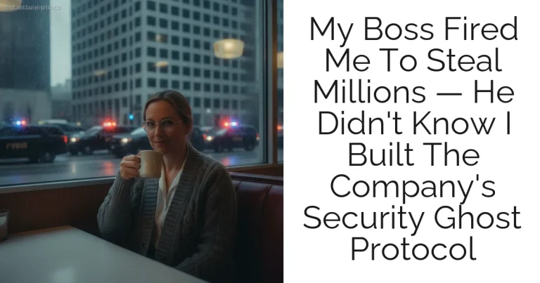 My Boss Fired Me To Steal Millions — He Didn't Know I Built The Company's Security Ghost Protocol